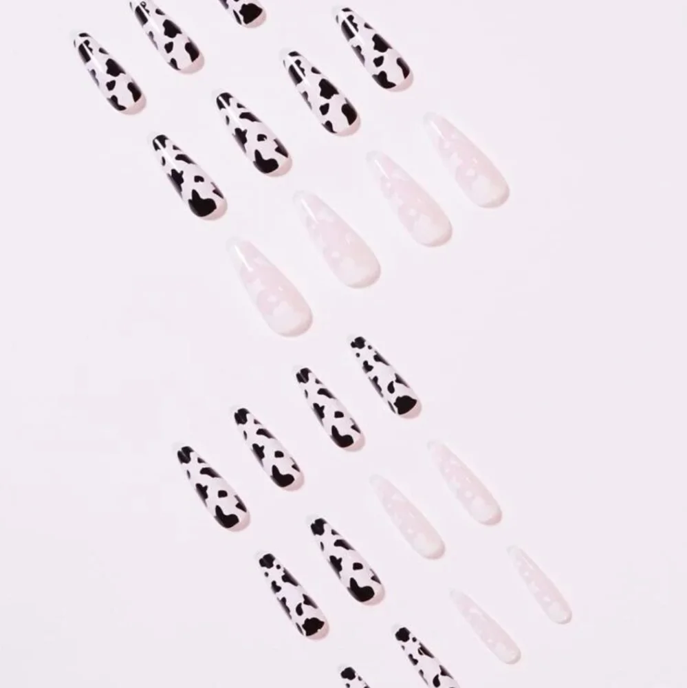 Cow Print 24 PC False Nails - Picture 3 of 3